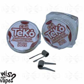 Coil TeKo Staggered Clapton 0.2 Ohm - ANTI Mletek LV 1 Teman Koki