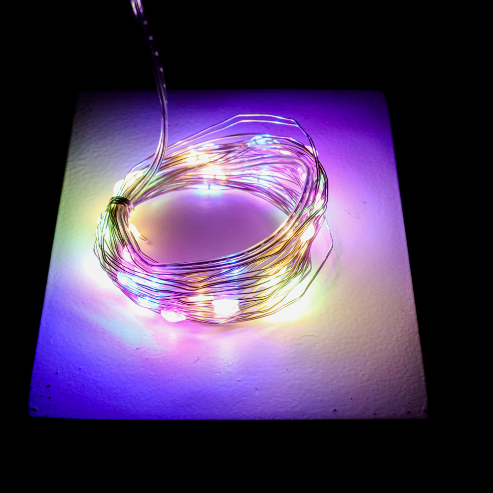 Lampu Hias String Lights Battery Box 50 LED 5M