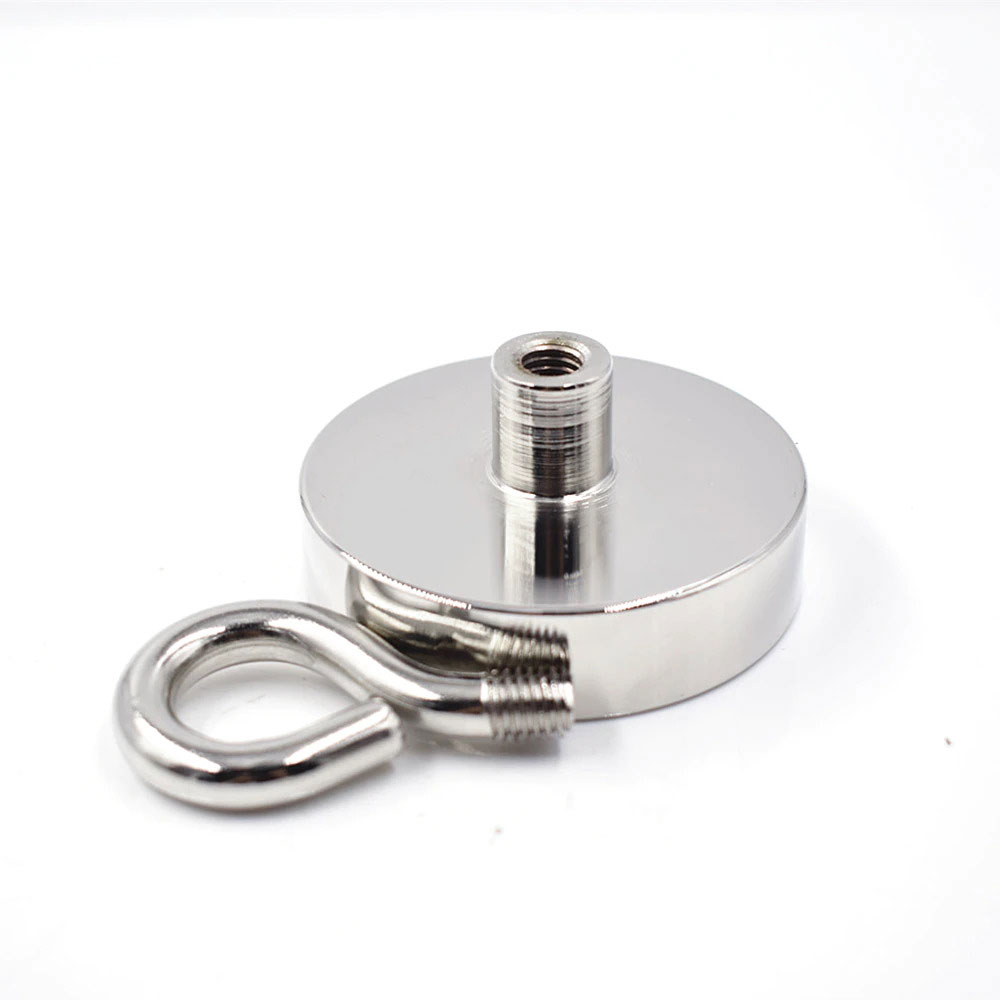 Neodimio Magnet Gantungan Round Hook Strong Neodymium 195kg 75mm - D75