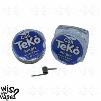 Coil TeKo Single Alien 2 Core 0.35 Ohm - By Teman Koki