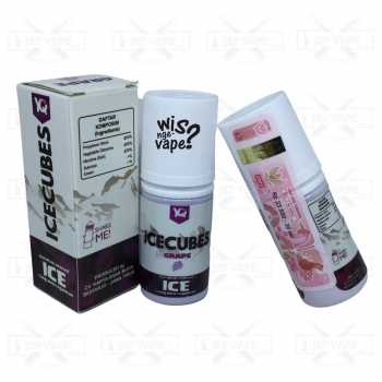 Icecubes Grape 30ml - Salt Nic Liquid Ice Cubes by Yaqueen