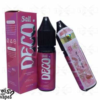 Deco Strawberry Soda 15ml - Salt Nic Liquid By Juicestation