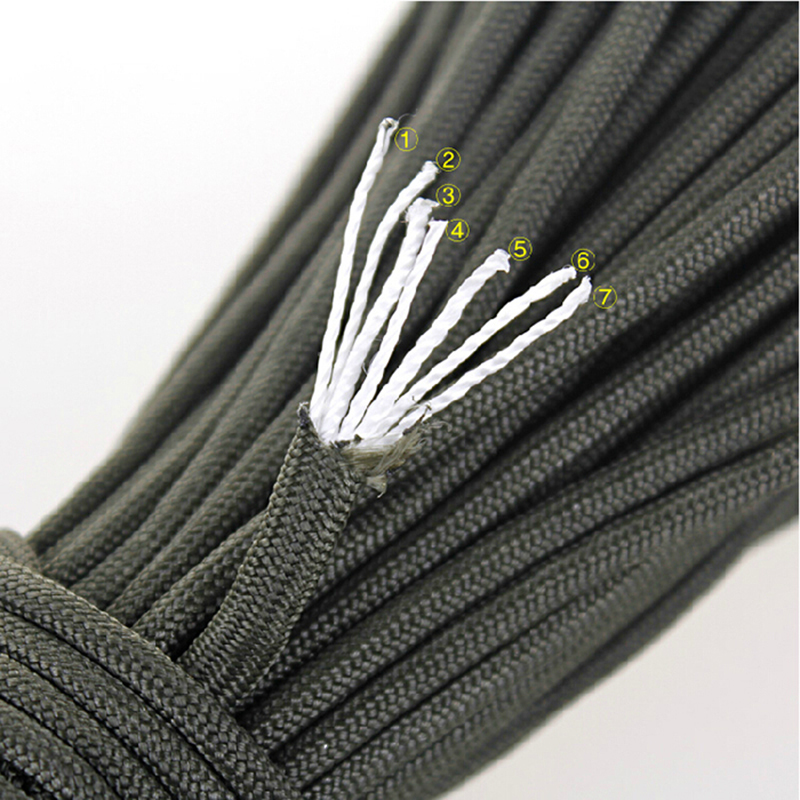 TaffSPORT Tali Paracord Camping Adventure 7 Core 4mm 31M - SS01