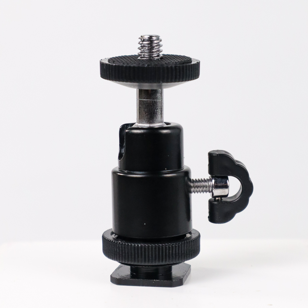 TaffSTUDIO Ball Head Kamera Hot Shoe 1/4 Inch Universal - QM3621