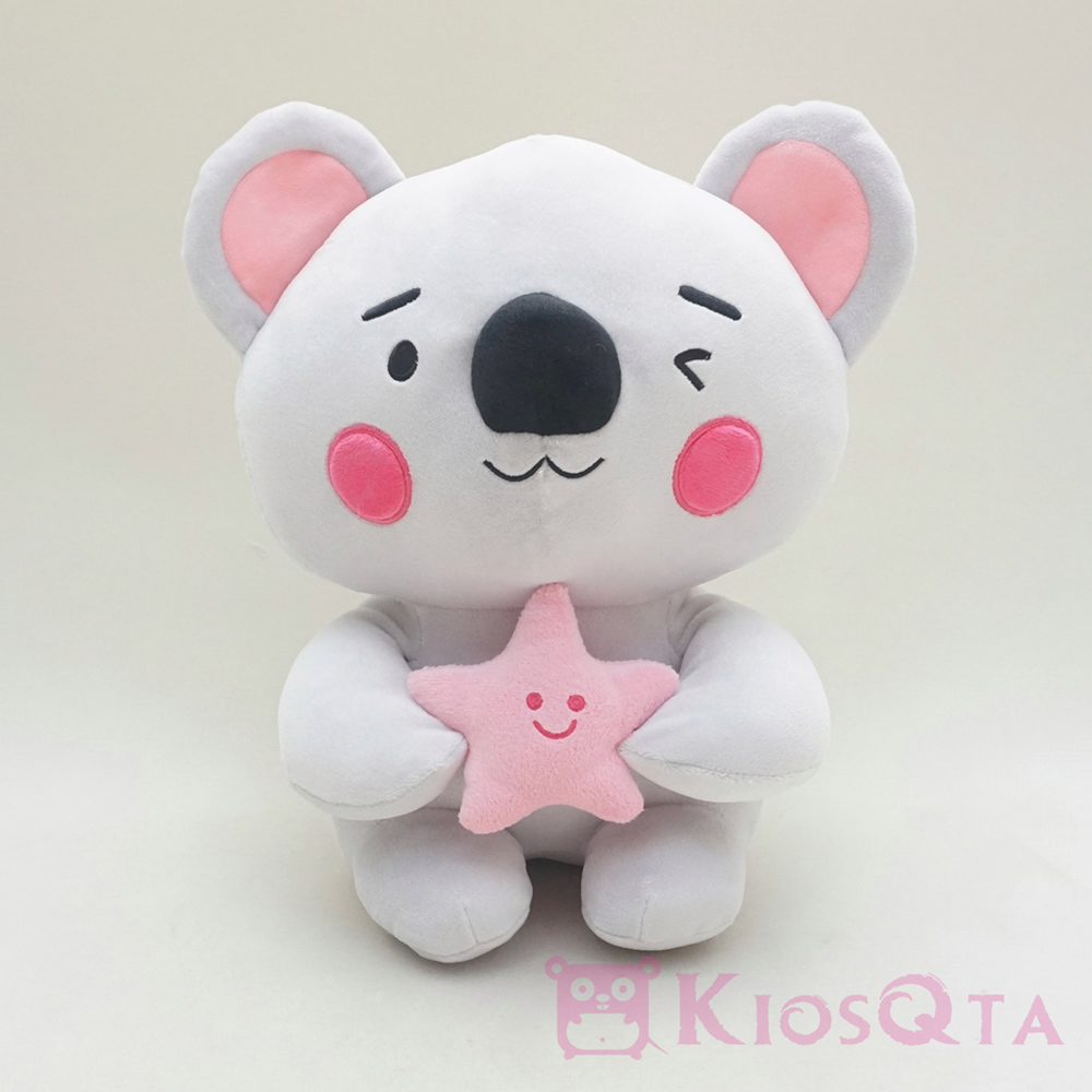 boneka koala korea lucu abu abu bawa bintang medium