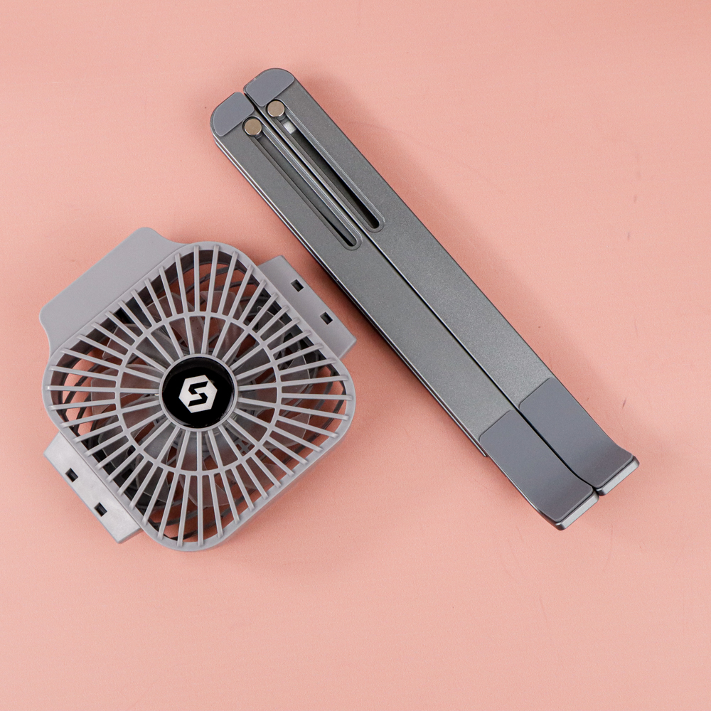 DANYCASE Laptop Stand Aluminium Foldable with Cooling Fan - DC1316