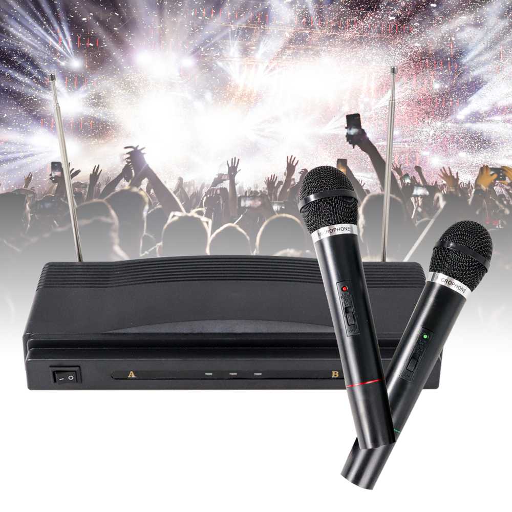 Jual K&K Microphone Karaoke High Quality Handheld Wireless Mic