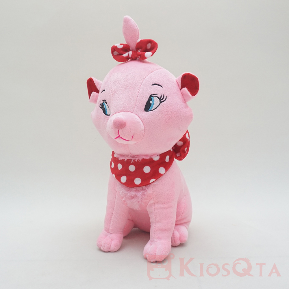 boneka kucing marie cat pink syal pita polkadot medium SEP