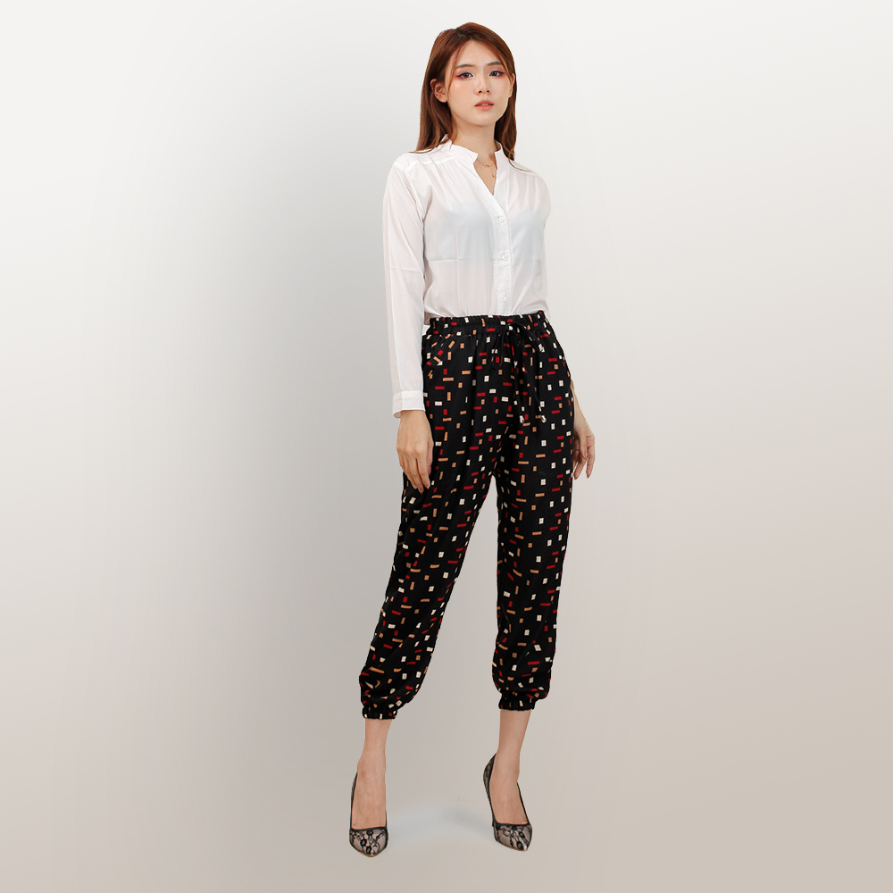 Celana casual santai bahan rayon model terbaru - Jfashion Martini