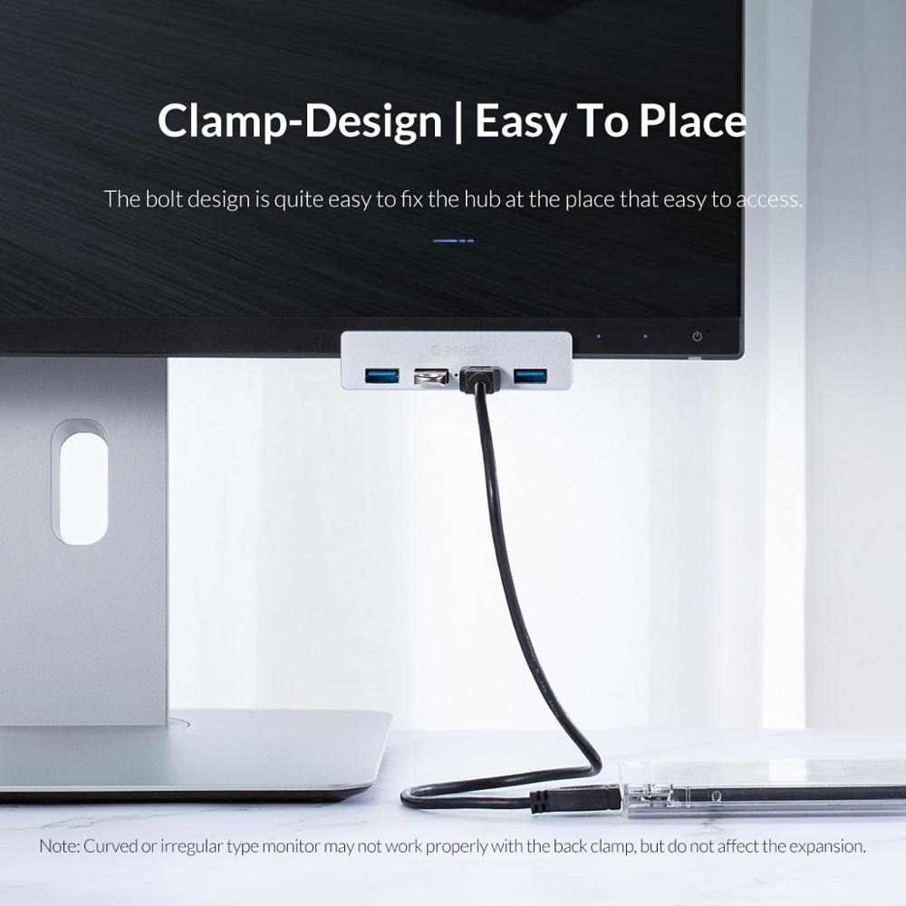 ORICO USB Hub 3.0 Clip-on Type Aluminium 4 Port - MH4PU-P