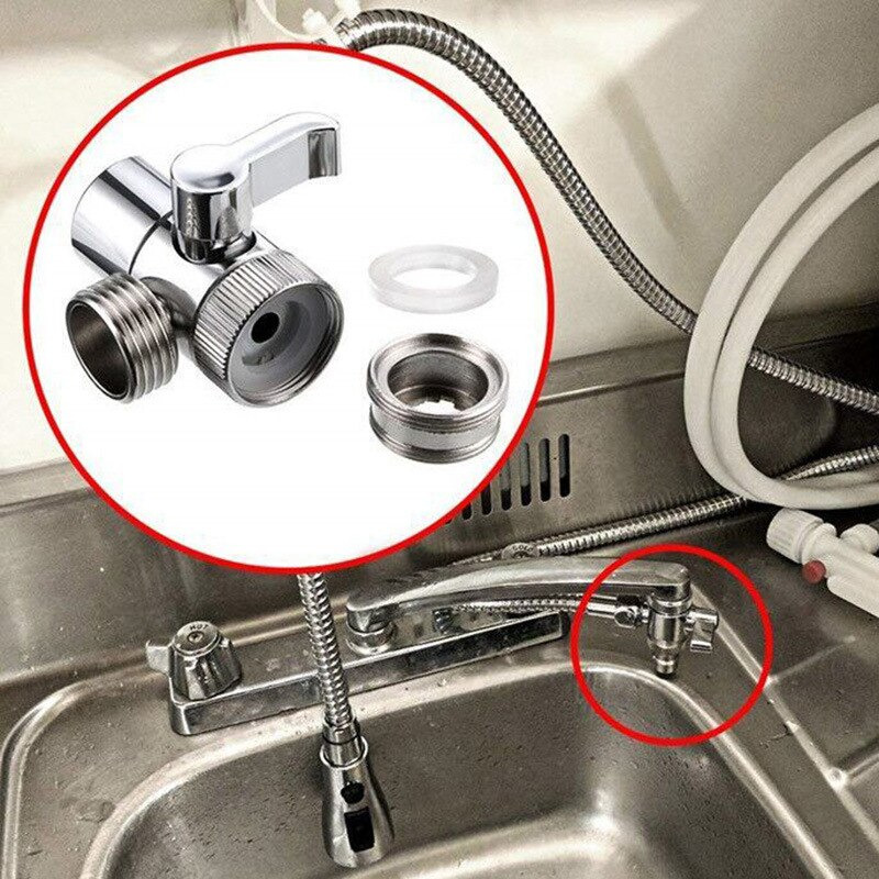 CHITOP Splitter Keran Air Sink Diverter Valve Water Tap Connector - CH22