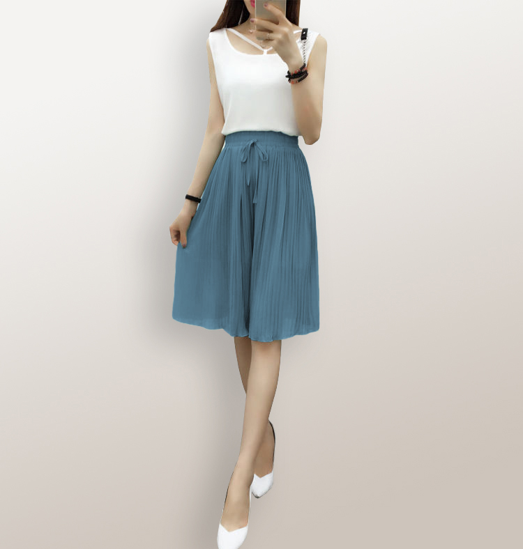 Celana Casual Sifon model ploi flisket lidi - Jfashion Daniela