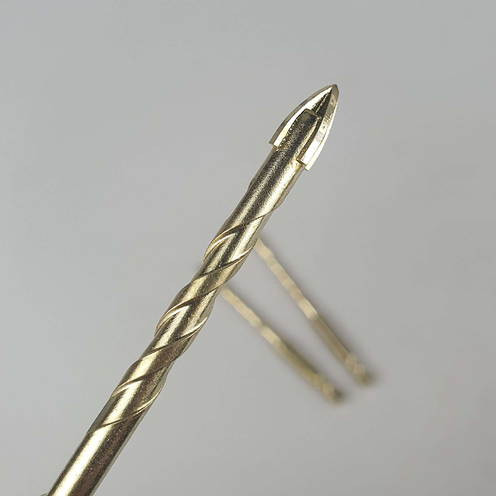 JUSTINLAU Mata Bor Tungsten Carbide Cross Hex Tile Drill Bit - FM3
