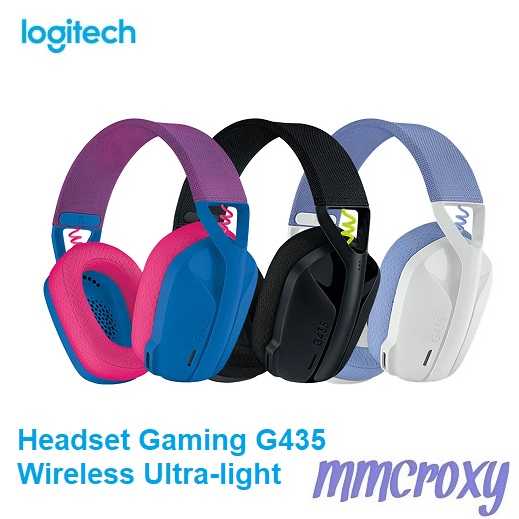 Jual Logitech G435 Headset Gaming Bluetooth Wireless Ultralight