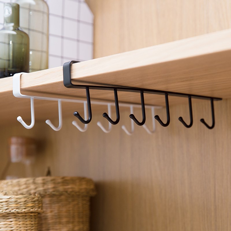 ZANLUTONG Rak Gantung Lemari Peralatan Dapur 6 Hook Aluminium - 2137