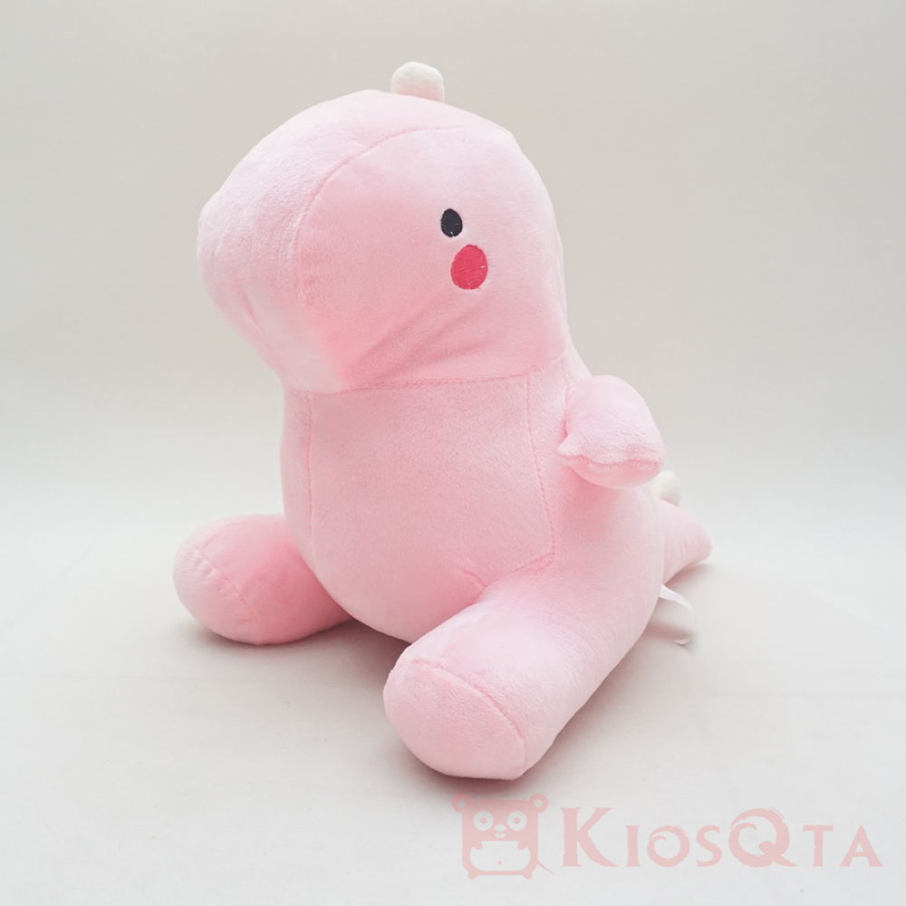 boneka dinosaurus polos lucu dino pink large