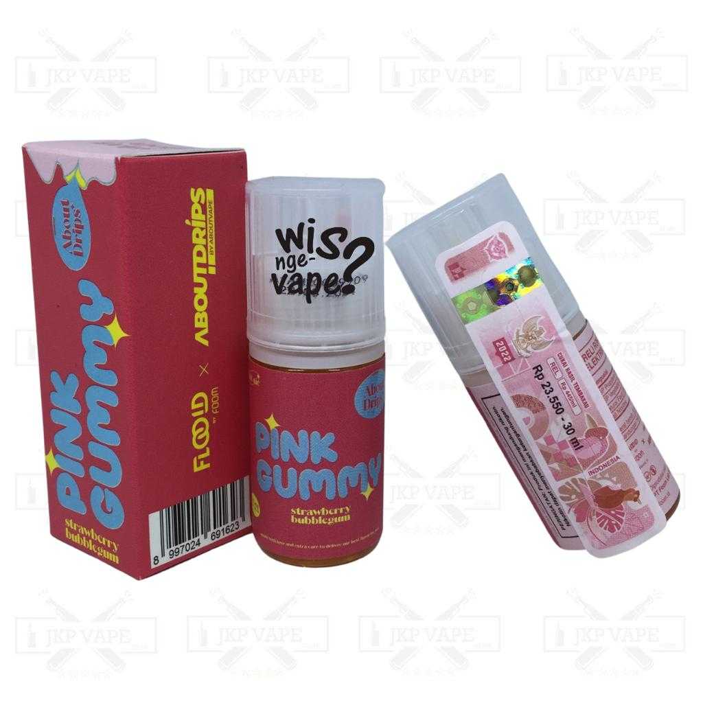 Jual Foom Pink Gummy Strawberry 30ml Salt Nic Liquid By