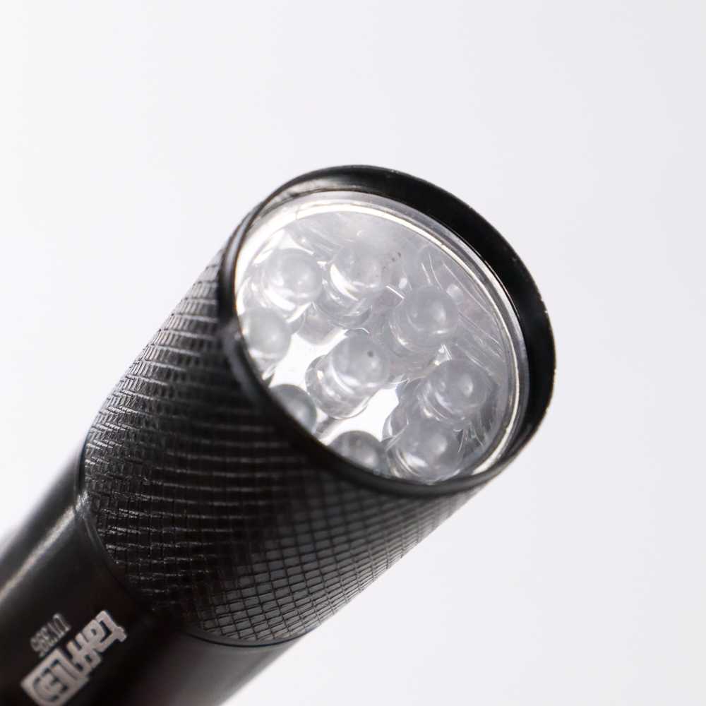 TaffLED Senter UV Ultraviolet Mini Flashlight 400nm 9 LED - UV-395 - Gambar 2