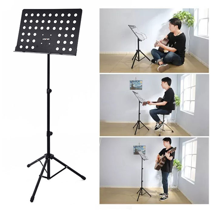 TaffSTUDIO Stand Partitur Musik Portable Folding Music Sheet Orchestra - P-06HC