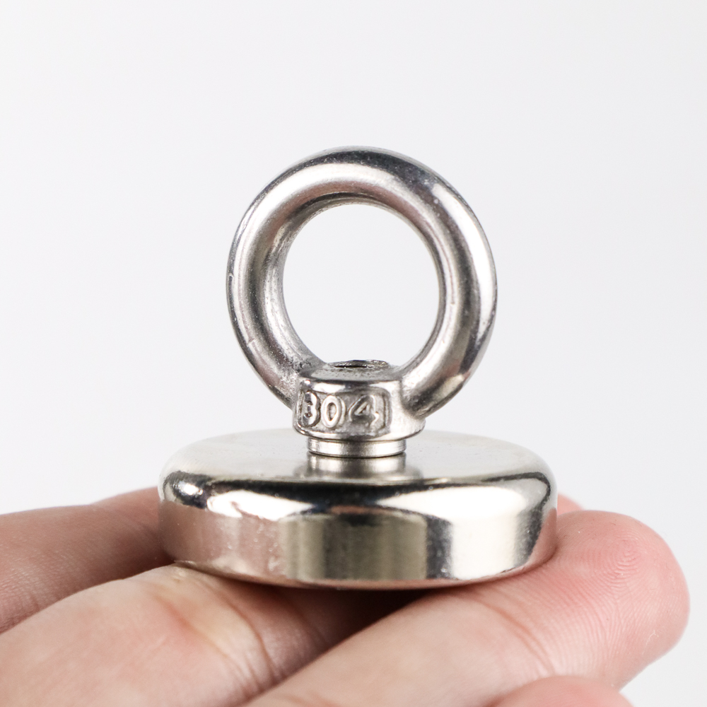 LIXIU Magnet Gantungan Round Hook Strong Neodymium 32kg 32mm - SNJ32