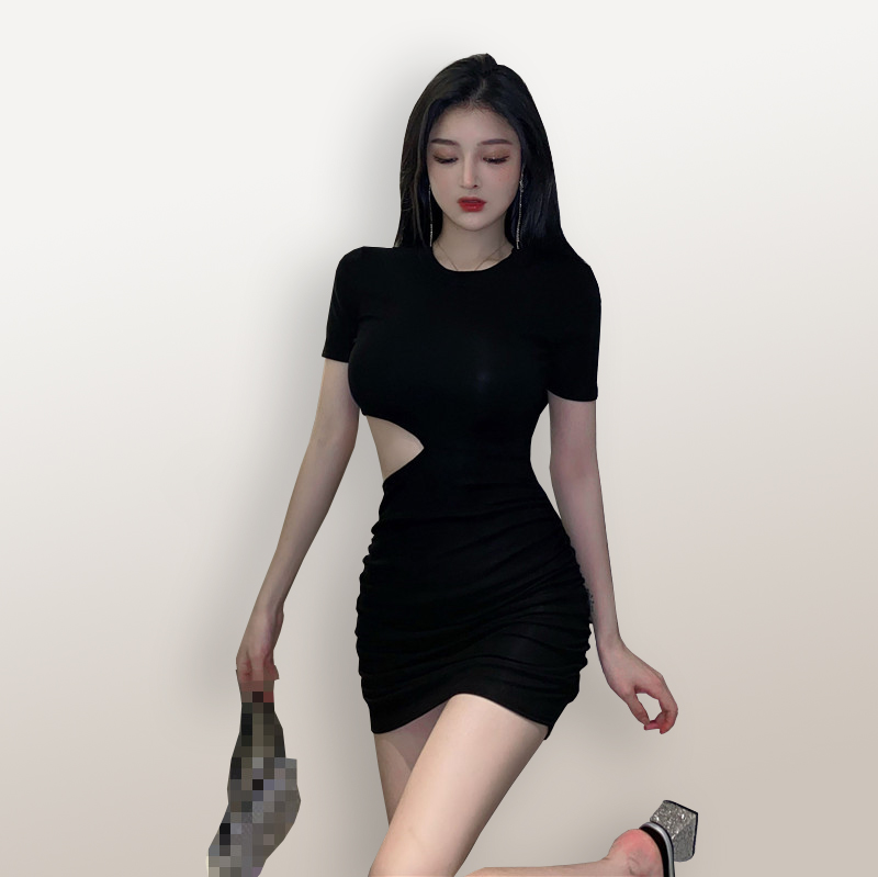 Mini Dress sexy lengan pendek model terbaru - Jfashion Fidelina