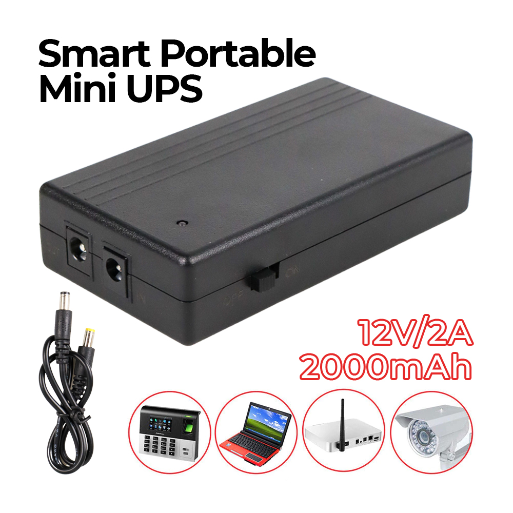 WGP Smart Portable Mini UPS 12V/2A 2000mAh - UPS1202A