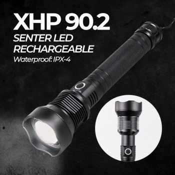XLAMP Senter LED XHP90.2 USB Rechargeable Waterproof IPX4 1300 Lumens - JHS52