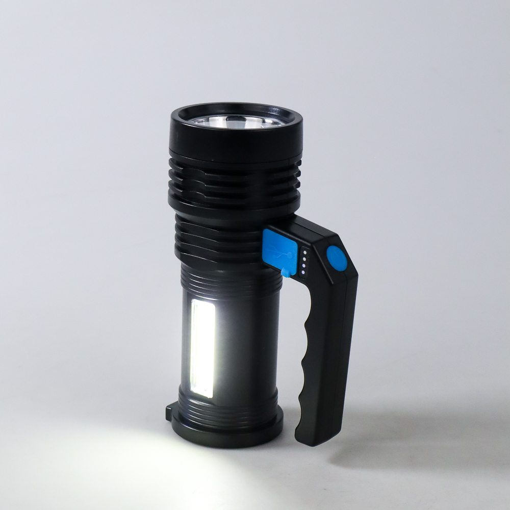 Pocketman Senter LED Flashlight Waterproof USB 3W Cree XPE + COB - SL05