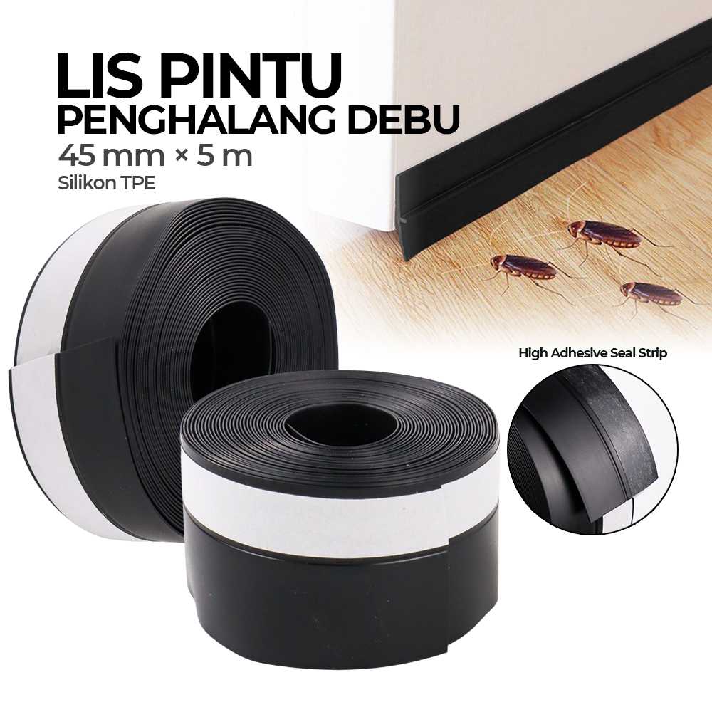 Jual KALYNN Lis Pintu Penghalang Debu Door Seal Strip Silicone