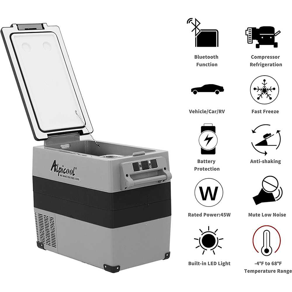 Jual Alpicool Kulkas Portable Mobil Mini Fridge Freezer 55L