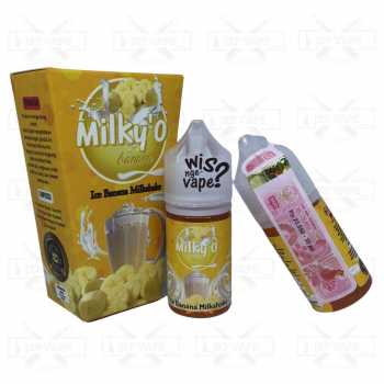 Milky O Ice Banana Milkshake 30ml - MilkyO Salt Nic By Omnilab