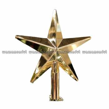 WMO IK5525 VIN2021 bintang puncak hiasan pohon natal tinggi 24 cm