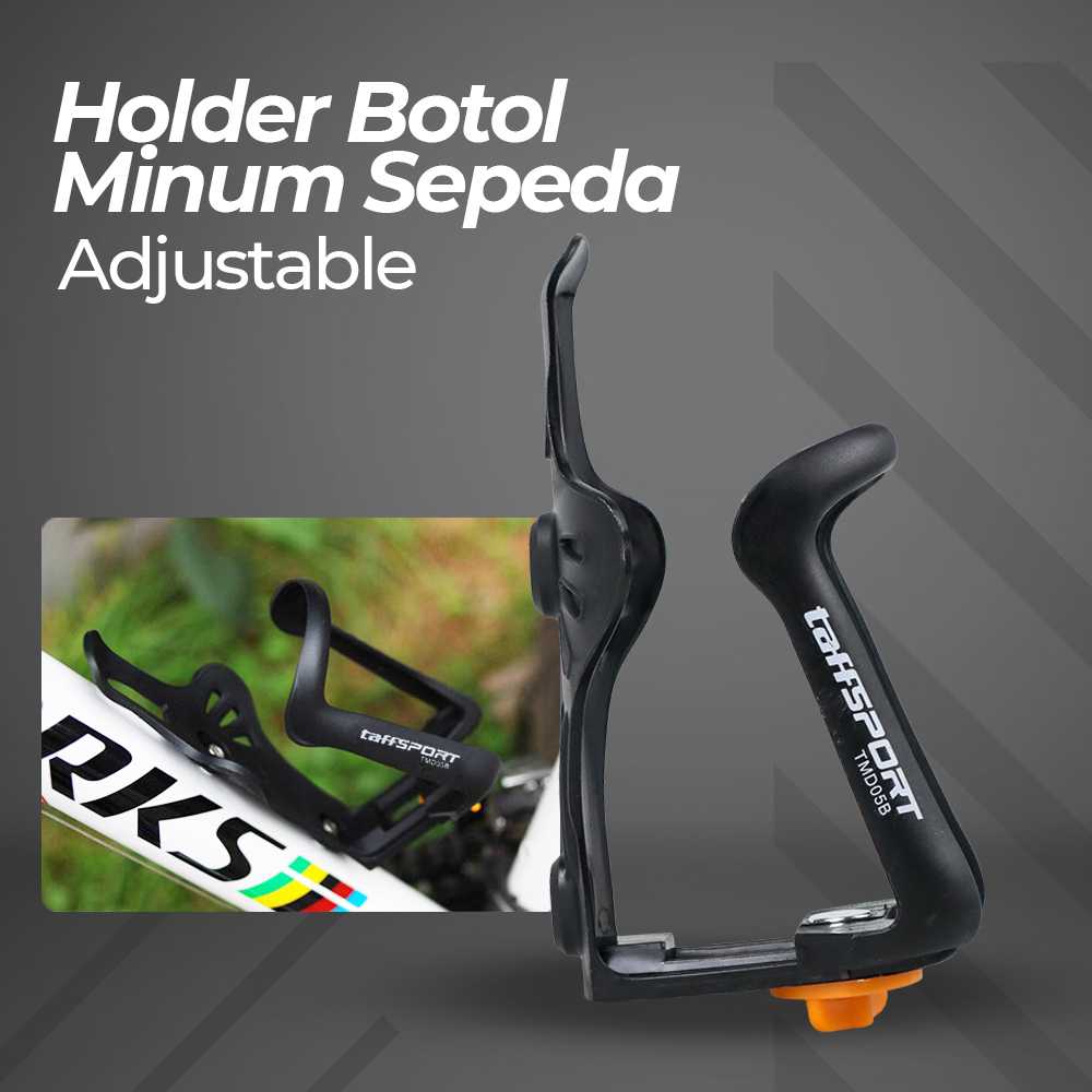 TaffSPORT Holder Botol Minum Sepeda Bottle Cage MTB Adjustable - TMD05B