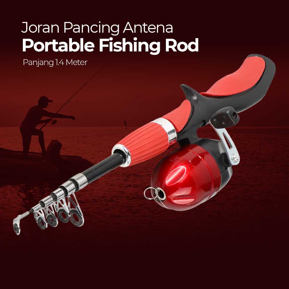 Jual JICHANG Joran Pancing Antena Portable Fishing Rod 1.4M