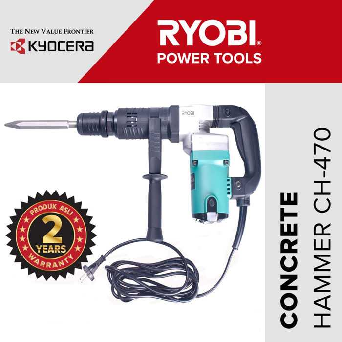 Jual Ryobi CH470 Concrete Hammer Demolition Mesin Bobok Beton