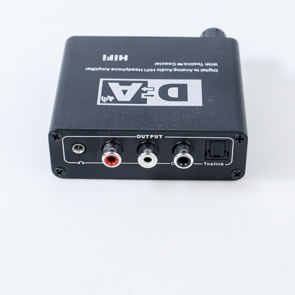 Audio Konverter DAC Audio HiFi Coaxial Toslink ke 3.5mm AUX RCA - AV-C6