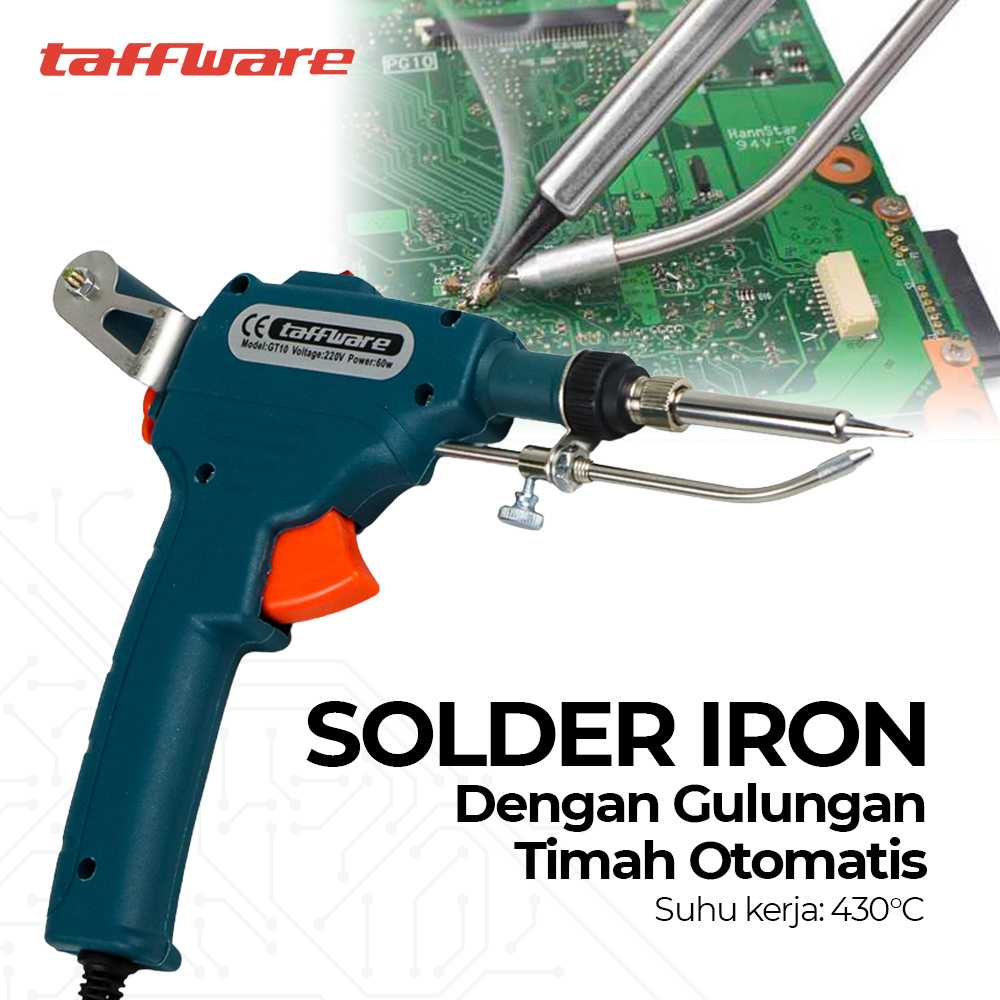 Jual Taffware Solder Iron Automatic Tin Gun 60W GT10