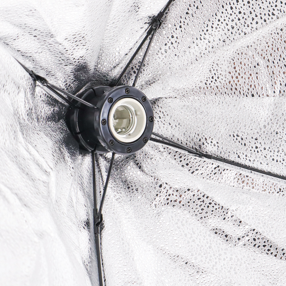 TaffSTUDIO Payung Softbox Reflektor 60x60cm E27 Single Socket - LD-TZ206