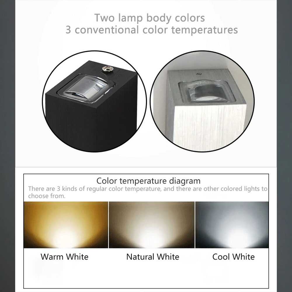 Eleven Master Lampu Hias Outdoor Lamp Aluminium COB LED 6W Warm White - ZBD0020