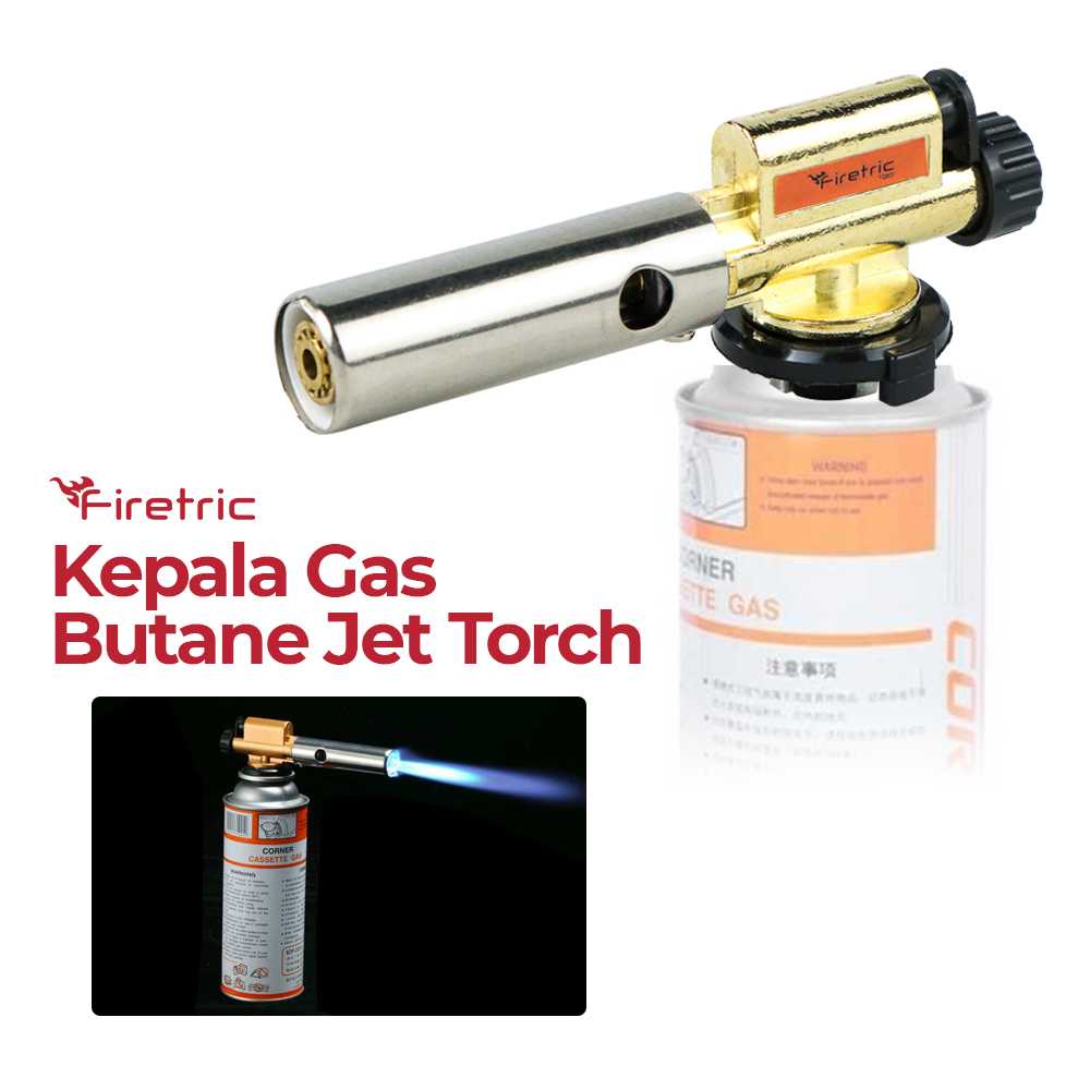 Jual Firetric Kepala Gas Butane Jet Torch Flame Gun TQ803