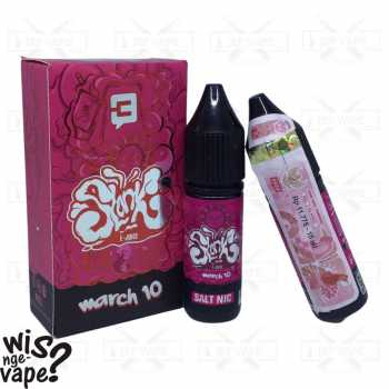 Slank V2 March 10 15ml - March10 Salt Nic Liquid Vape By Tigac
