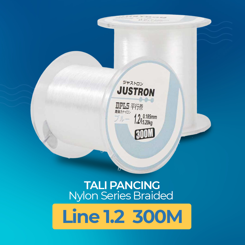 JUSTRON Senar Tali Benang Pancing Nylon Series Braided 300M - DPLS