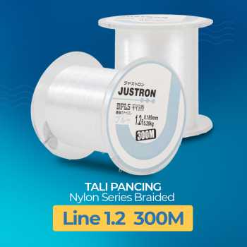 JUSTRON Senar Tali Benang Pancing Nylon Series Braided 300M - DPLS