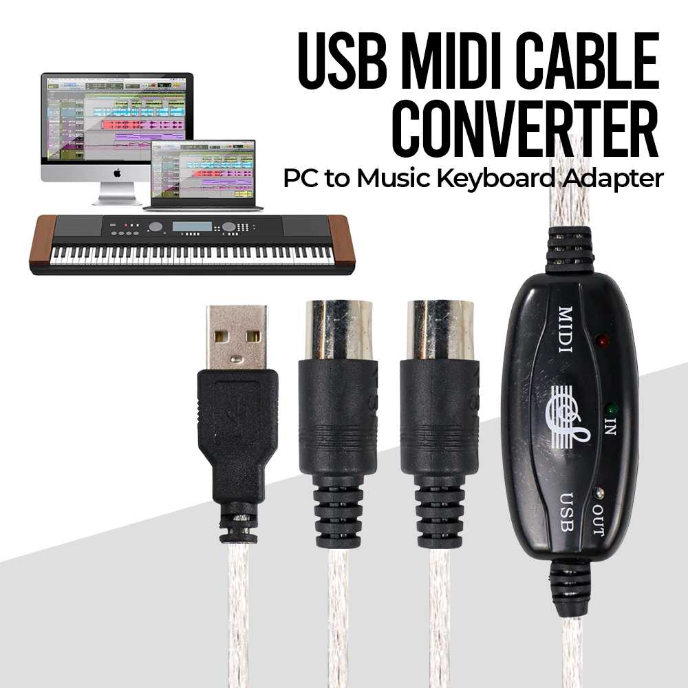 Custom MIDI Adapter Cable For Sharp X68000 To Roland MT-32 & SACOM - Mini To Regular Converter
