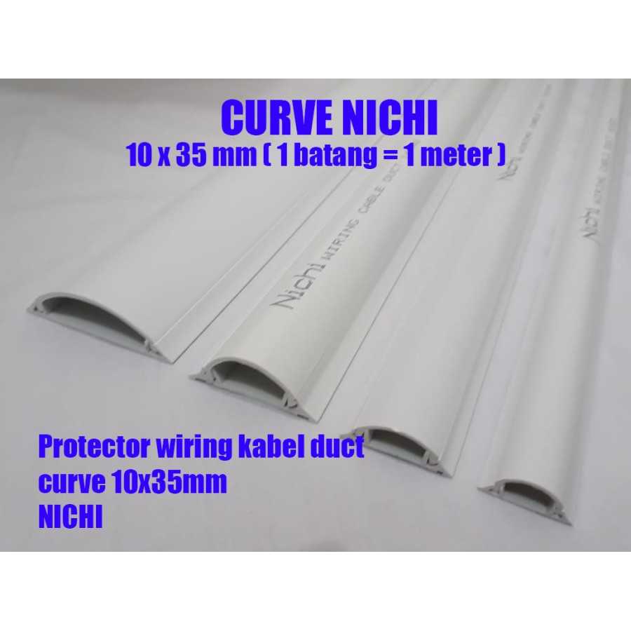 Jual Kabel duct lantai floor cable duct 10x35 nichi melengkung