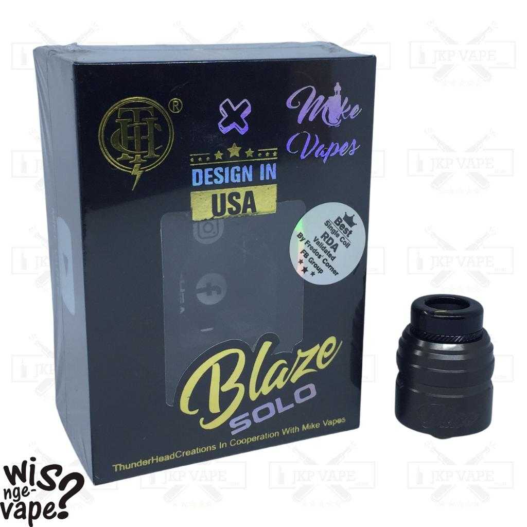 Jual Blaze Solo RDA 24MM Authentic By Thunderhead x Mike | Jakmall.com