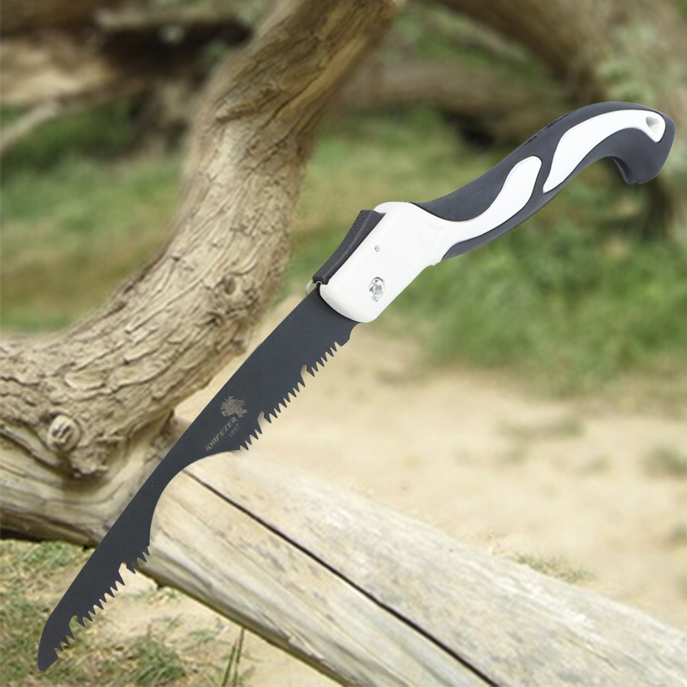 KNIFEZER Gergaji Lipat Foldable Saw Woodworking Gardening 53cm - 1217
