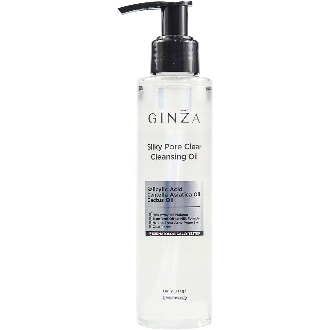 Jual GINZA Silky Pore Clear Cleansing Oil 155ML