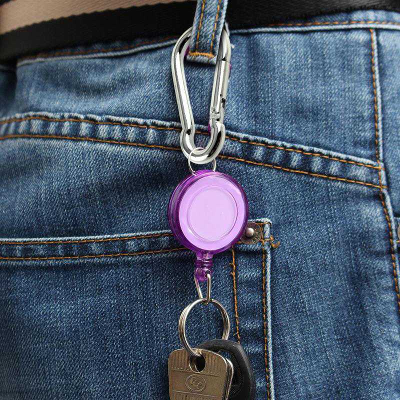 GYMTOP Carabiner Aluminium Snap Hook Gantungan Kunci Tas EDC Outdoor - 698 - Gambar 2