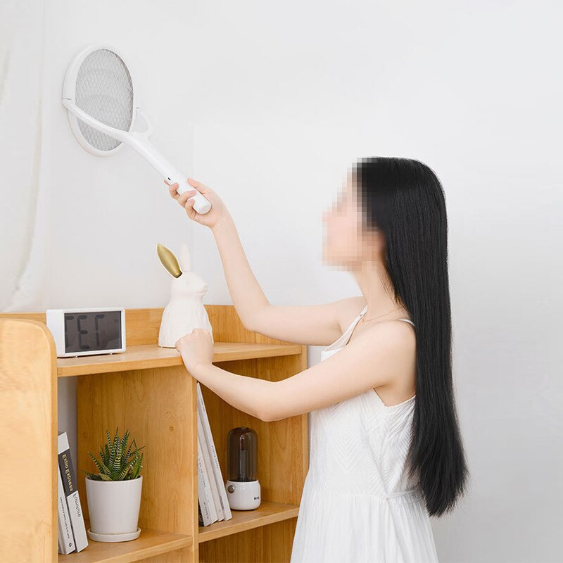 YANKE Raket Nyamuk 90 Derajat USB Mosquito Swatter Electric Racket - AN02